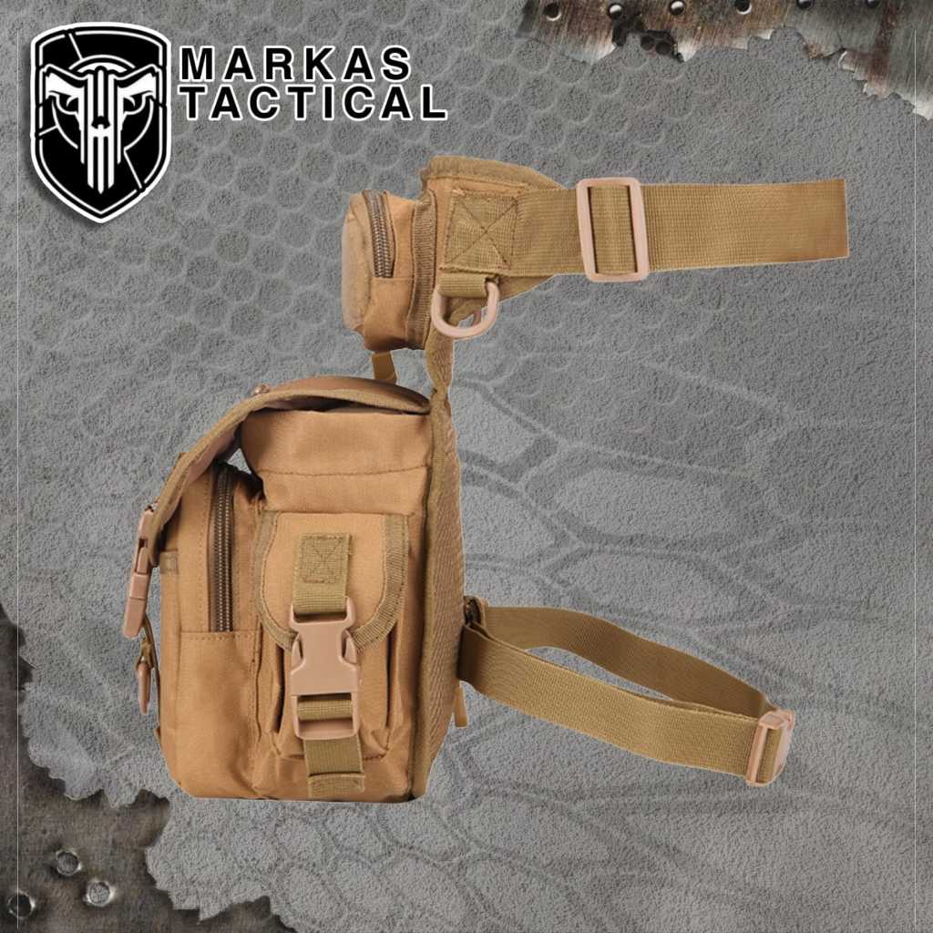 Tas paha pria tas tactical pria tas oudoor import