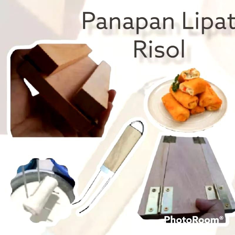 papan cetak risoles 7 cm 8 cm 9 cm + garpuh pencelup risol / papan tekuk risoles