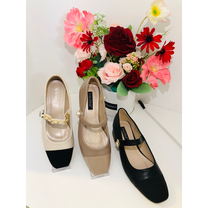 sepatu wanita sepatu import heels 3cm