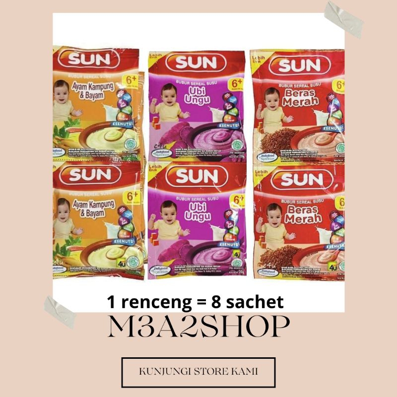 SUN BUBUR BAYI RENTENG ISI 8 SACHET