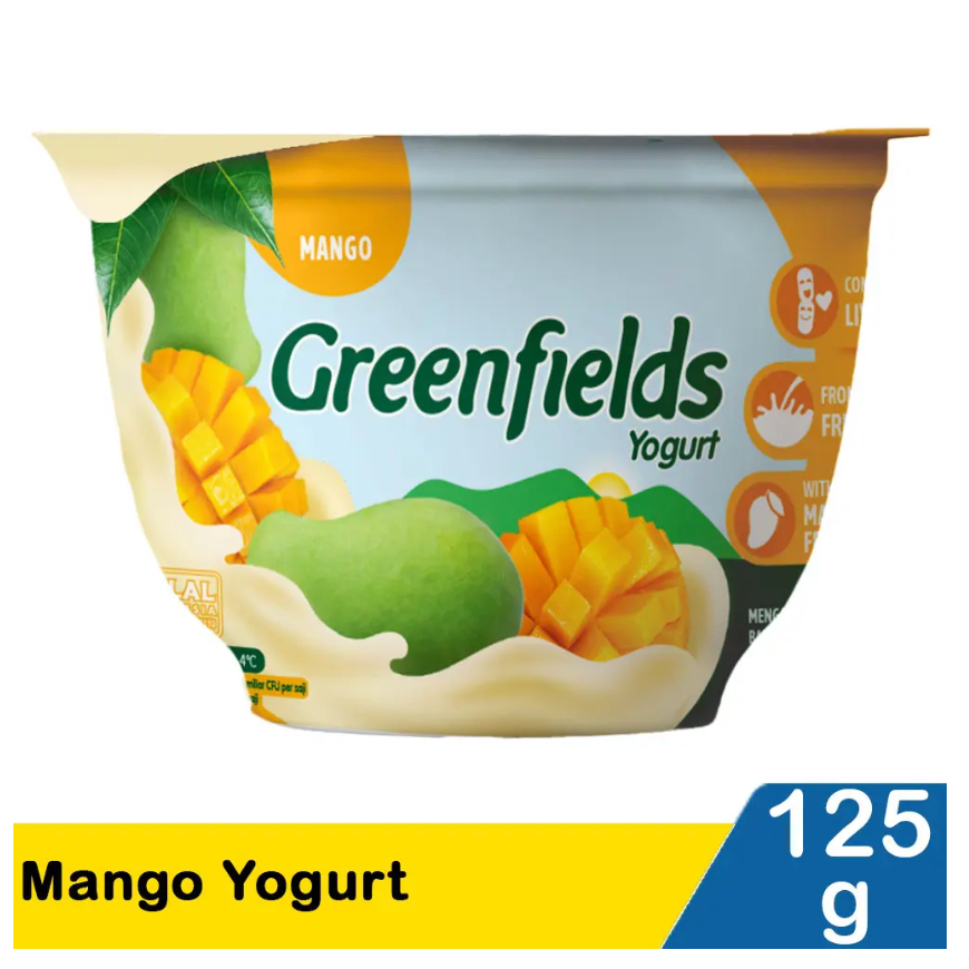 

Greenfields Yogurt Mango 125 Gram