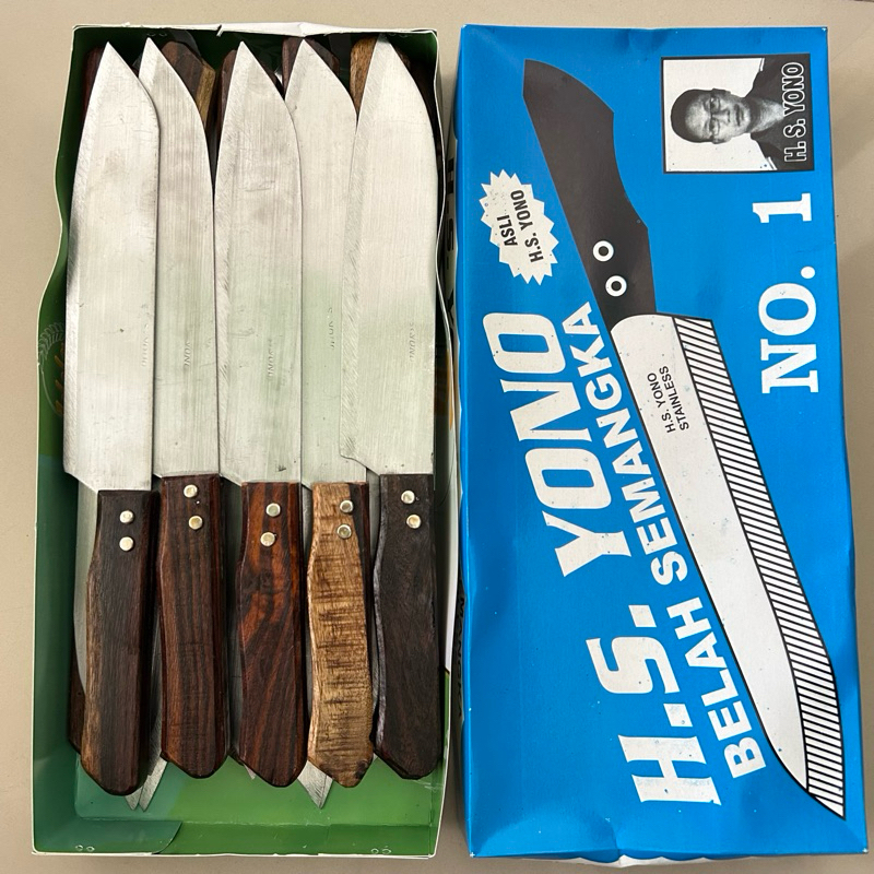 Pisau Set Paket Belah Semangka H.S YONO Isi 20 Pcs / Pisau Kodian isi 20 pcs