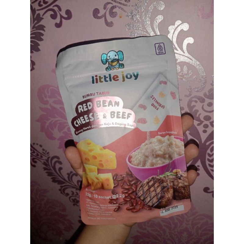 

LITTLE JOY Bumbu Tabur - dapat 2 Pack (Red Bean Cheese & Beef)