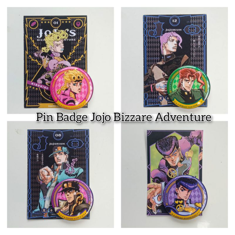 [Pin Badge] Jojo Bizzare adventure anime pin bros aksesoris