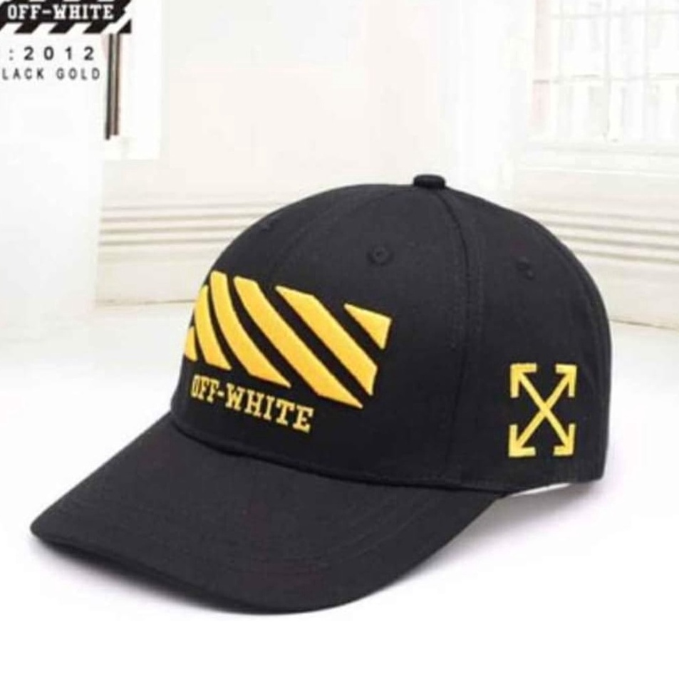Garansi Sampai  Topi Baseball Caps OFF WHITE Distro Original Premium Topi Baseball