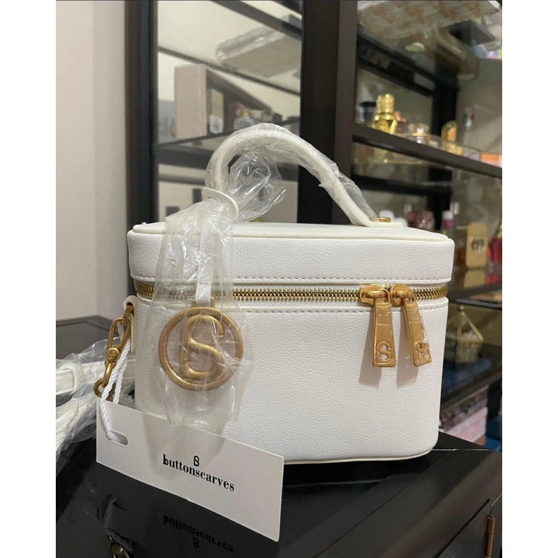 BUTTONSCARVES Anna Vanity Bag - White