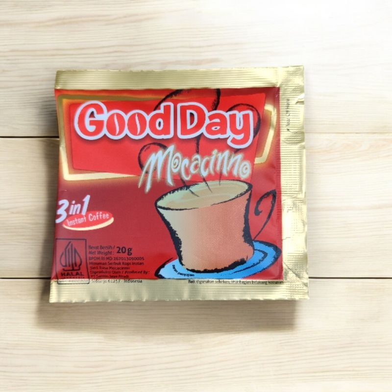 

Kopi Good Day Mocacinno Sachet 20 gram Kopi Instan Eceran 1 Sachet