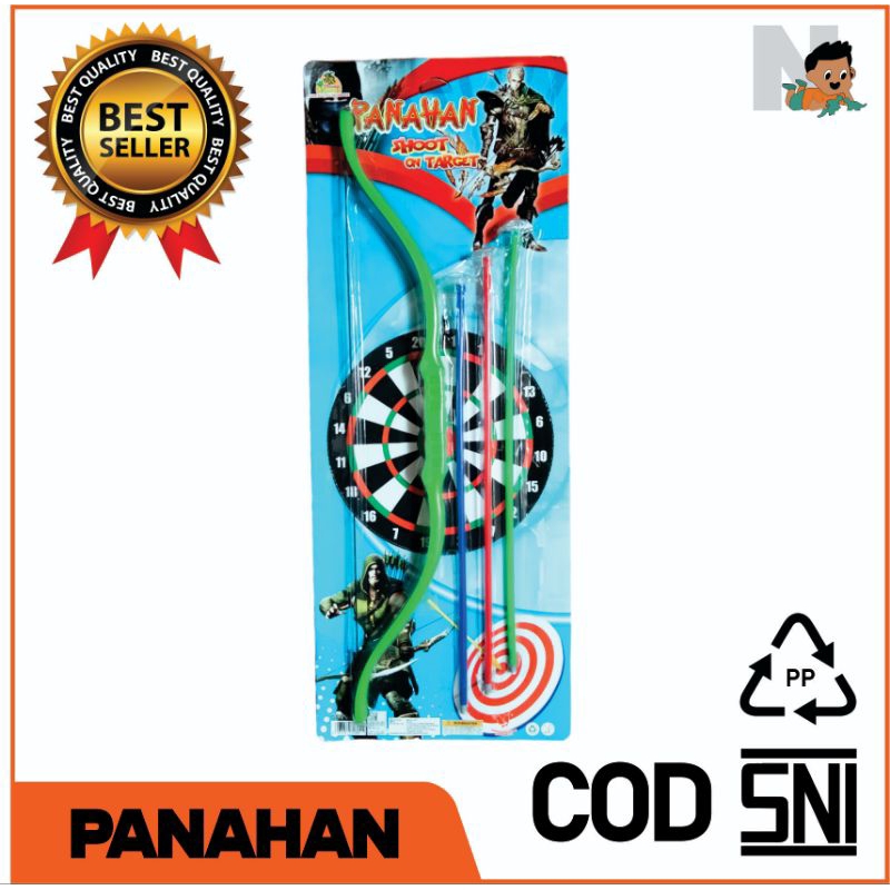 Mainan panah / Panahan peluru karet