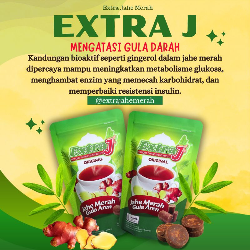 

Extra Jahe Merah Gula Aren Atasi Gula Darah Tinggi