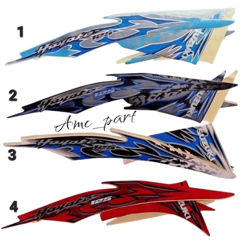 Striping Sticker Motor Hayate