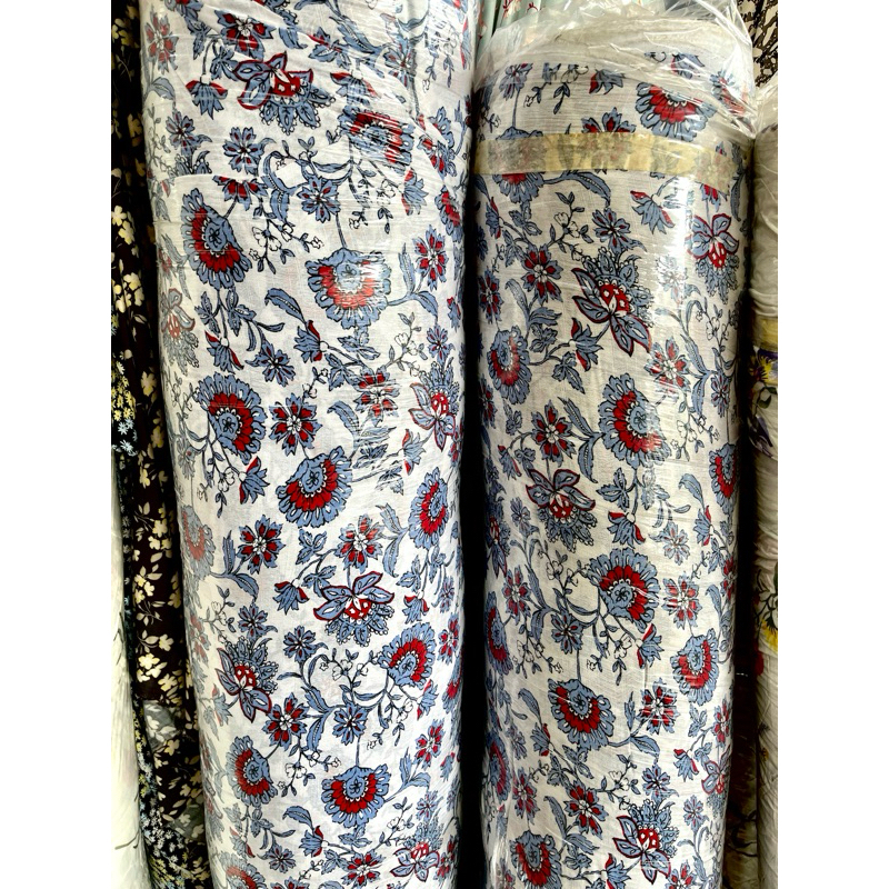 Kain Katun Rayon Fujet / Bahan Gamis / Bahan Daster / Bahan Meteran