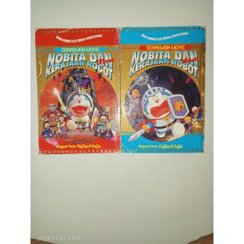 Komik Doraemon Movie Kerajaan Robot Fullset 1-2 Full warna