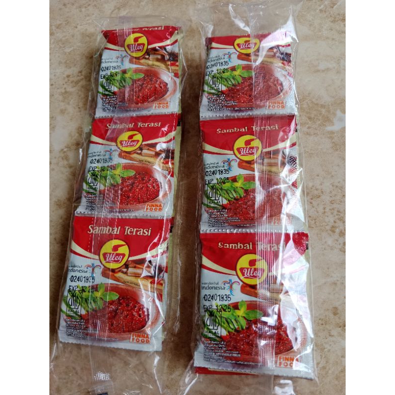 

sambel uleg terasi Isi20sachet@18gr