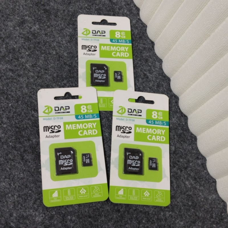 memori card DAP 8GB/kartu SD memori 8GB
