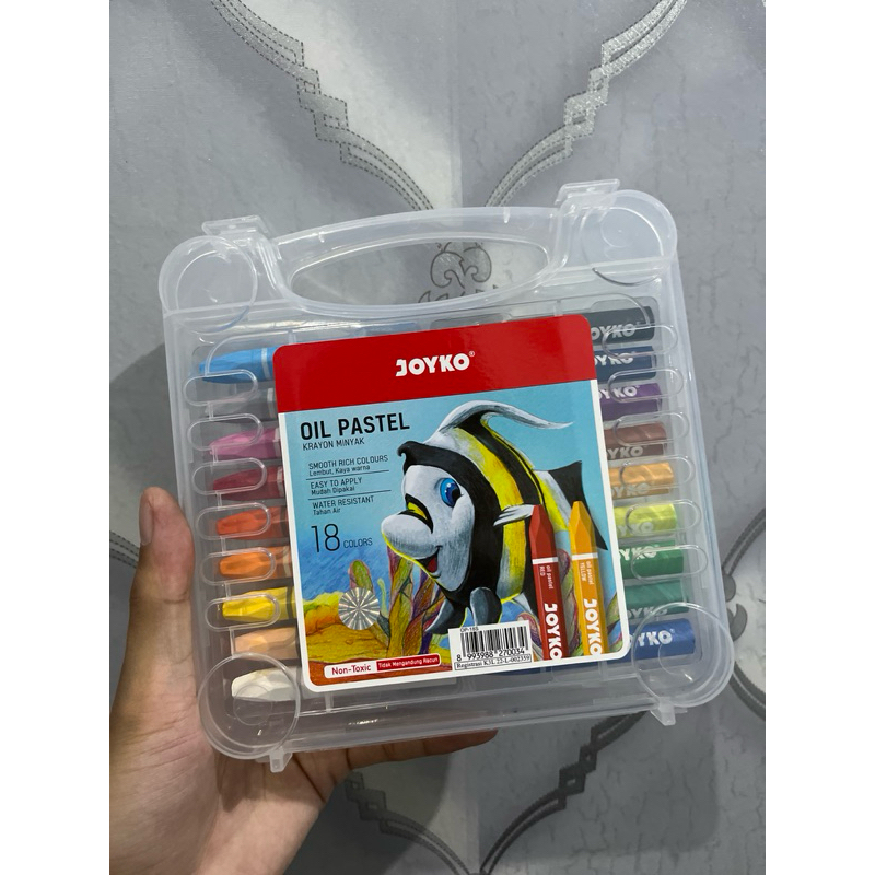 

Crayon Joyko 18 Warna Oil Pastel Krayon Minyak Joyco Titi