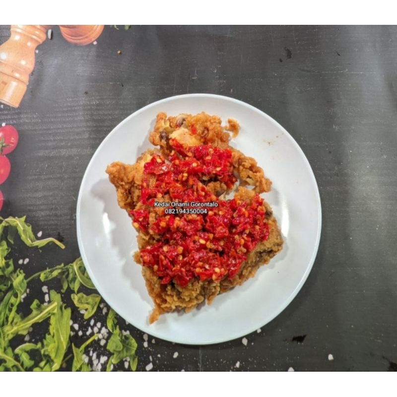 

ayam geprek crispy besar