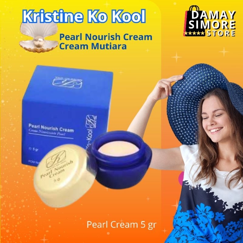 Pearl Cream 5 gr. Kristine Ko Kool KK Indonesia