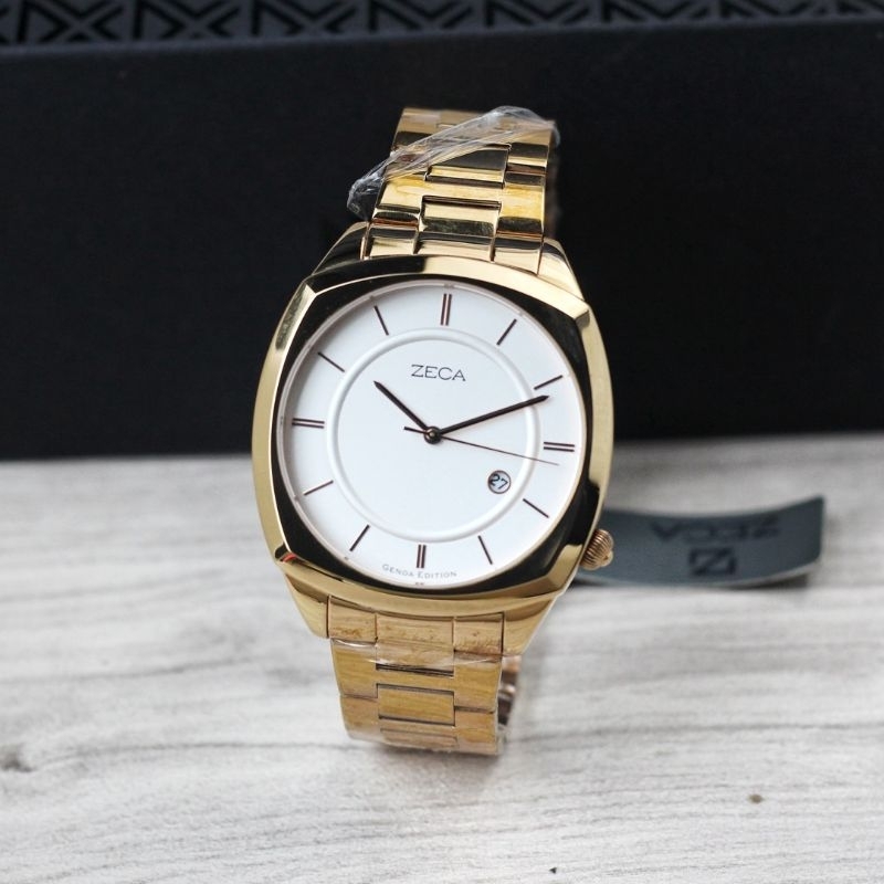 Jam Tangan Pria Zeca 2008 Genoa Edition Tanggal Aktif Free Box dan Kartu Gatansi Original