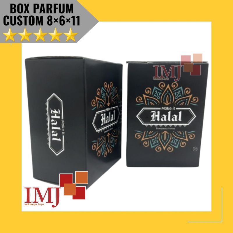 CETAK DUS PARFUM 8x6x11 CUSTOM KARDUS PARFUM BOX PARFUM 8×6×11 CUSTOM DEESAIN