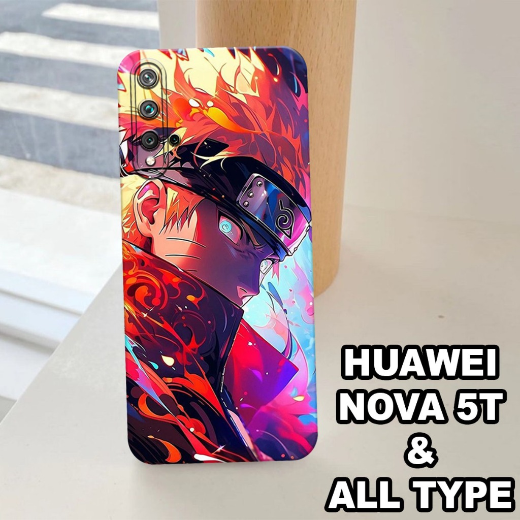 G26 - Silikon HUAWEI NOVA 5T - Softcase pro camera HUAWEI NOVA 5T - Motif ANIME - Bahan  Karet Lentu
