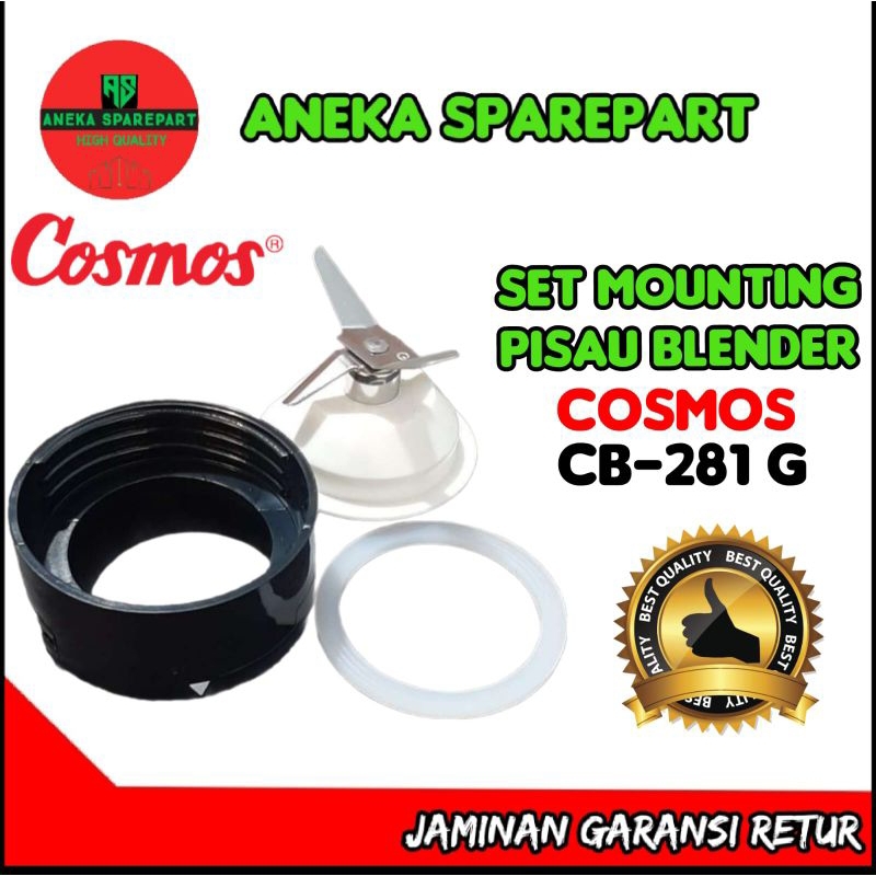 set pisau mounting blender cosmos cb-281G.4 mata pisau