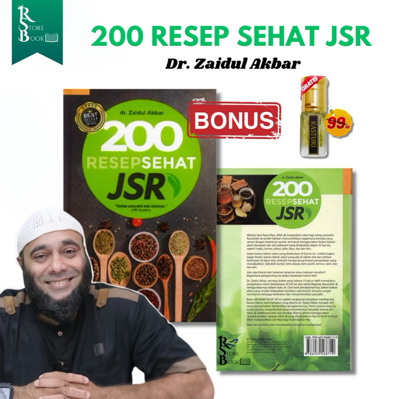 200 Resep Sehat JSR Zaidul Akbar Buku Resep JSR Zaidul Akbar JSR Zaidul Akbar Official - Tambahan Pa