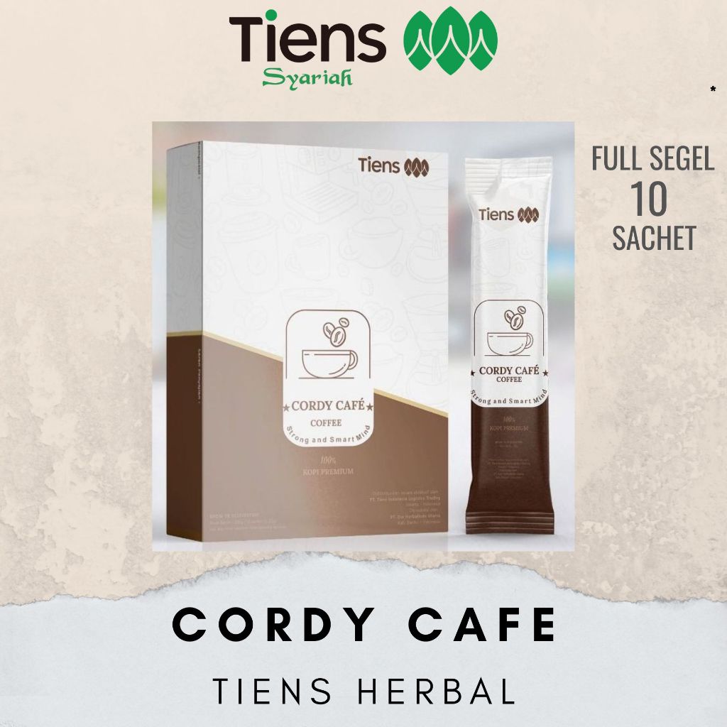 Cordy Cafe Coffe Stamina Pria Kuat Alami - Kopi Stamina Pria dan Wanita - Cordyseps Kopi - Tiens Cof