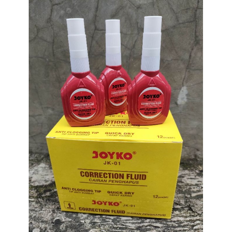 

Tipe-x cair Joyko jk-01/correction fluid