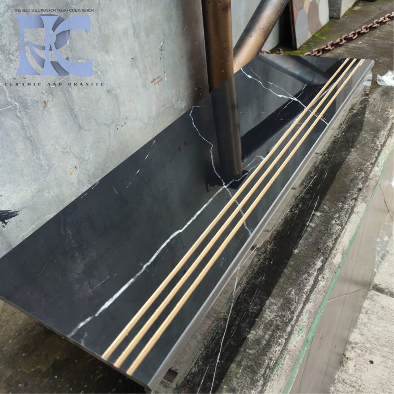 Granit anak tangga 30x80 20x80 / 30x90 20x90 Apolion black/ gold