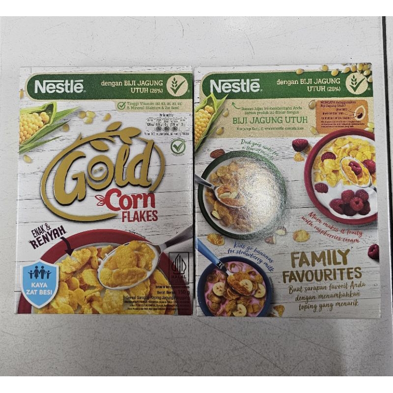 

NESTLE gold corn flakes sereal keping jagung 150 gr box