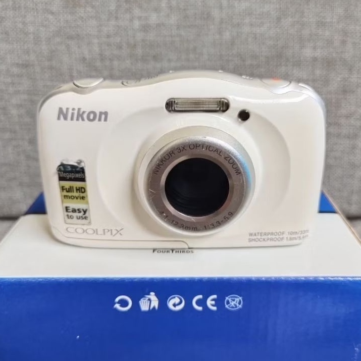 Nikon Coolpix W100 WiFi NFC Bluetooth Waterproof Digital Kamera Pocket Murah