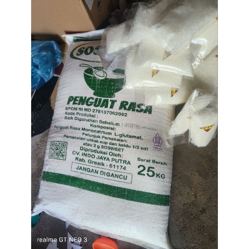 

MICIN/PENGUAT RASA MEREK SOSWET MONONATRIUM L-GLUTAMAT 500 GRAM-1 KG