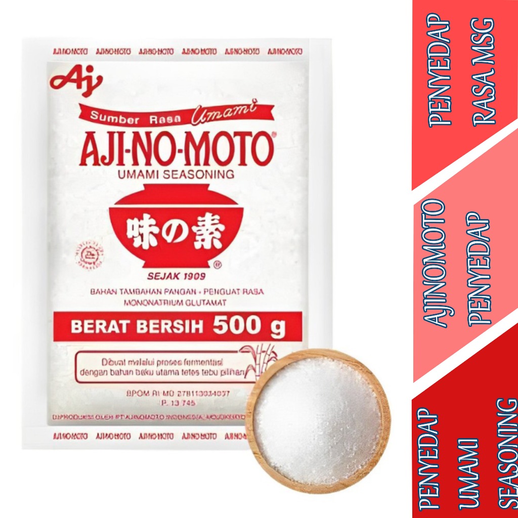 

Penyedap Umami Seasoning - Ajinomoto - Penyedap Rasa Msg - 500gr