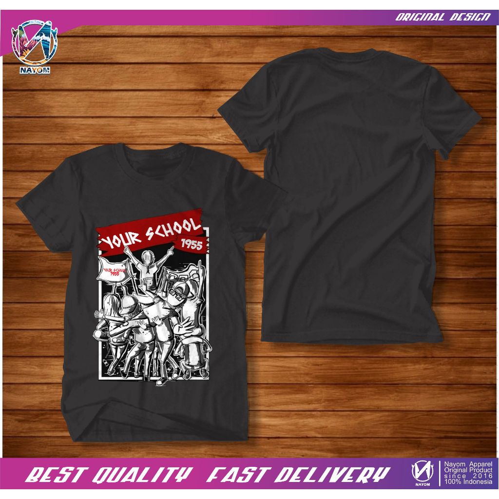 KOAS KELAS GAMBAR KEREN KAOS KATUN COMBED DISTRO KAOS KOMUNITAS