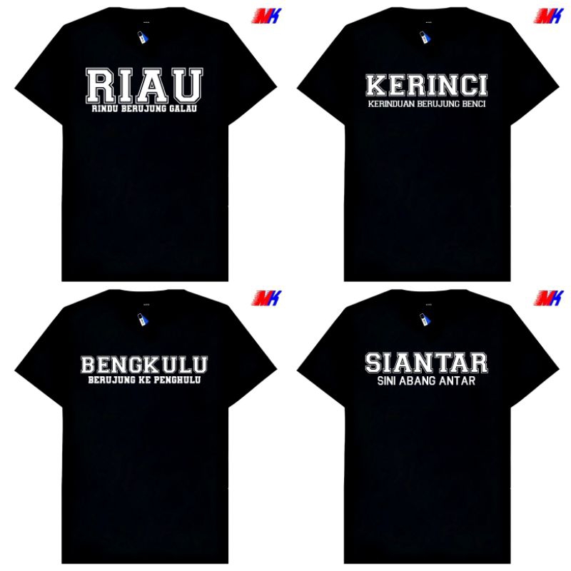 Kaos Baju Tshirt Custom Pria Wanita Anak Dewasa Custom Kota Kata Kata Plesetan Sumatera Bengkulu Ria