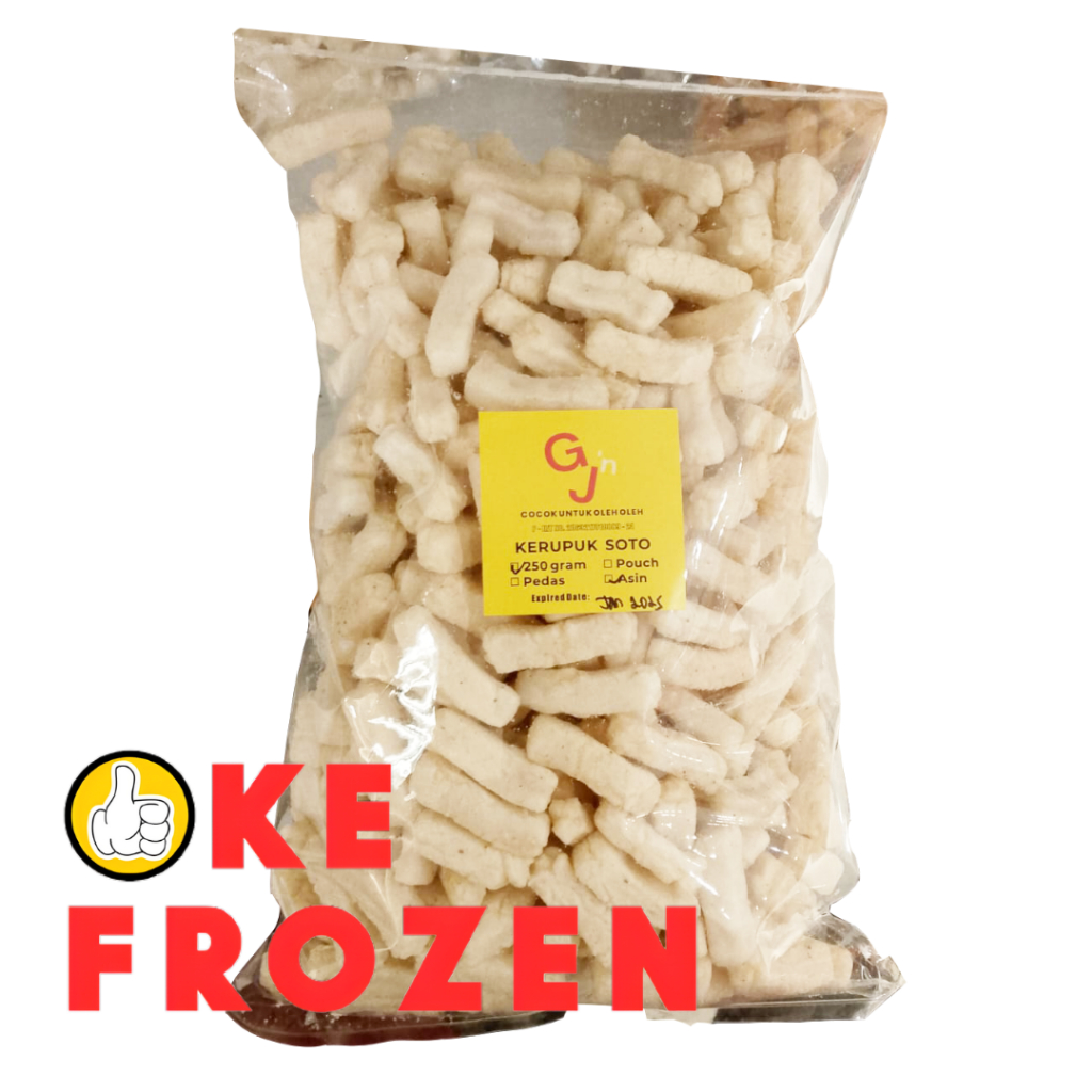 

KERUPUK SOTO ASIN 250 GRAM / CEMILAN KRUPUK SNACK BANDUNG