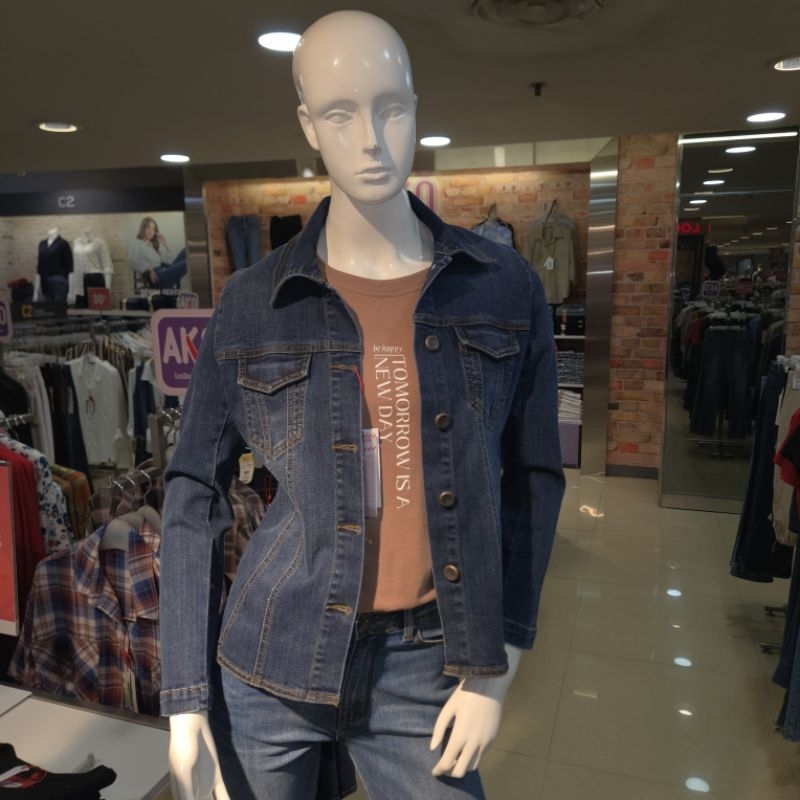 AKO Jeans jacket denim wanita super stunning S-XXL