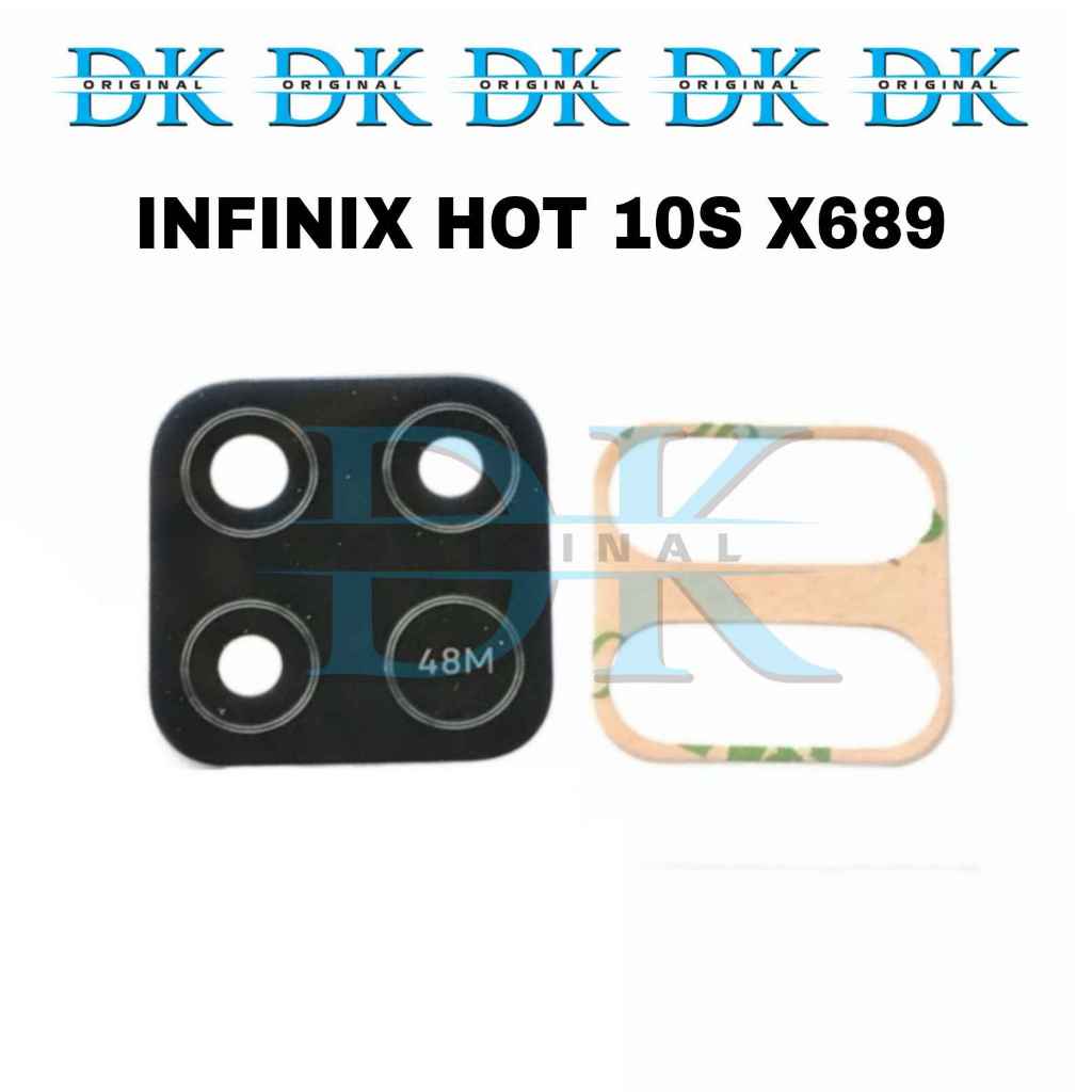 Kaca Kamera Infinix Hot 10s X689 Lensa Kamera Belakang