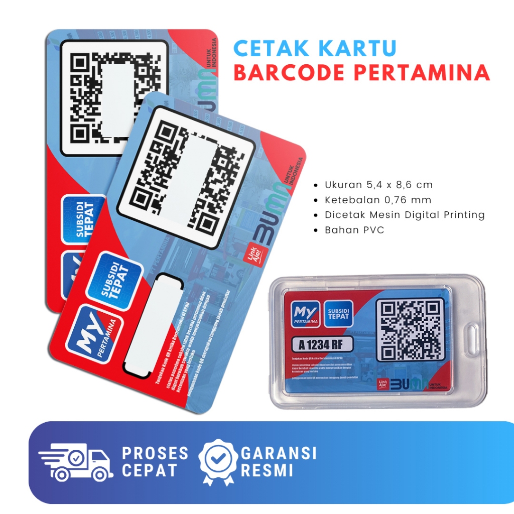 

CETAK KARTU ID CARD - CETAK MY PERTAMINA PROSES CEPAT