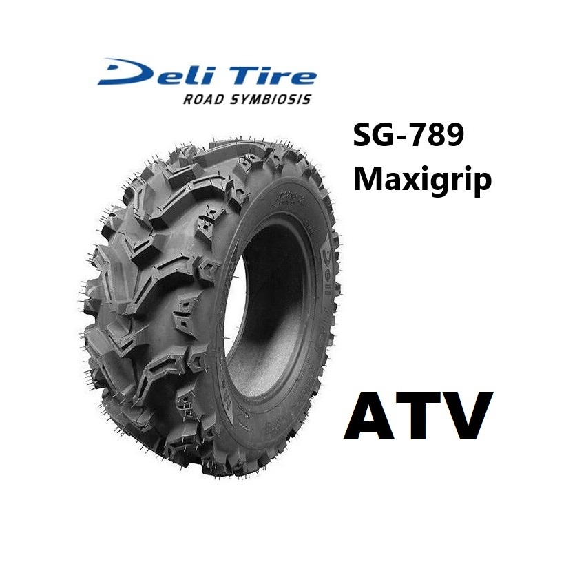 Ban luar Deli Tire ATV 25x8 -12 4PR MAXI GRIP SG789 Offroad Tubeless 25 x 8 Ring 12 R12 Mobil ATV Wi