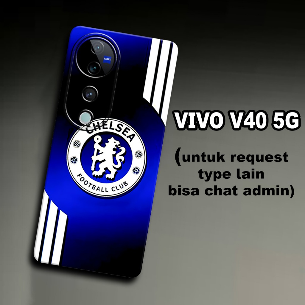 CC28/ Softcase karet lentur untuk VIVO V40 5G/Motif bola/case VIVO V40 5G/kesing VIVO V40 5G /silico