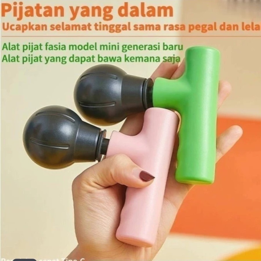 Mini Facial Gun Mini Massage Gun Alat Pijat Elektrik Muscle Massage