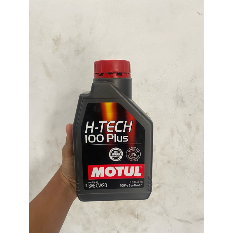 botol oli bekas motul H-TECH 100 plus
