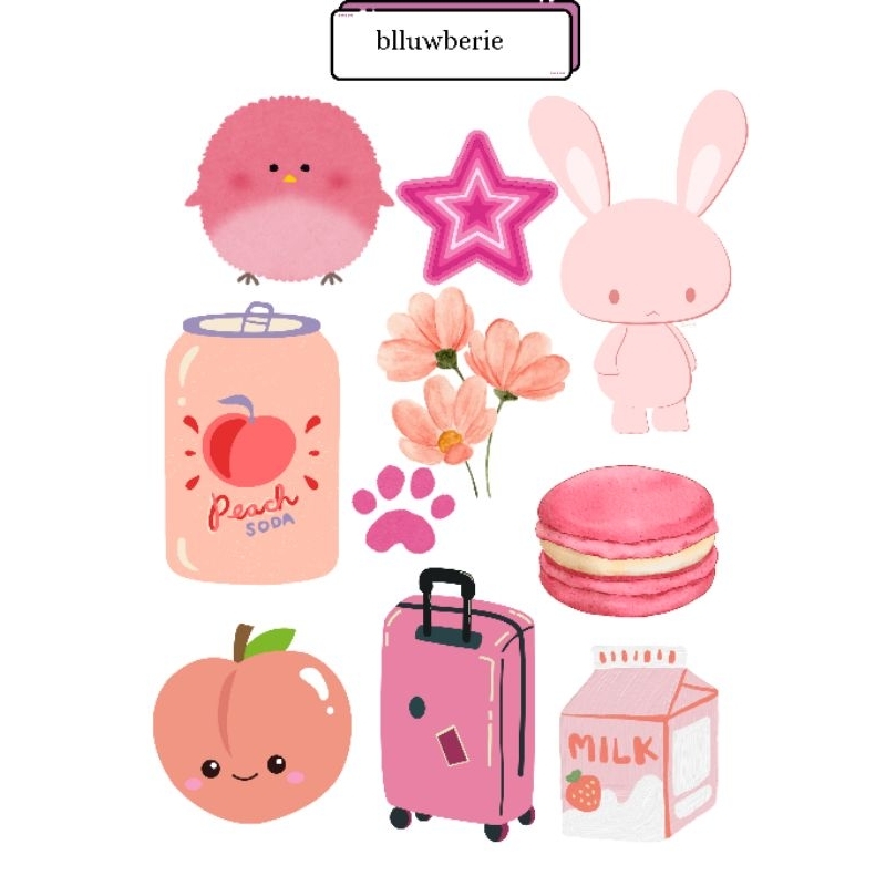 

Sticker Peach Edition Cute Aesthetic [009]