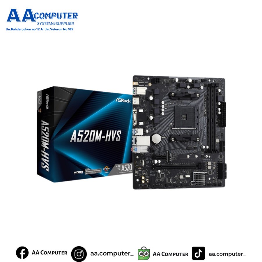 Motherboard Asrock A520M-HVS