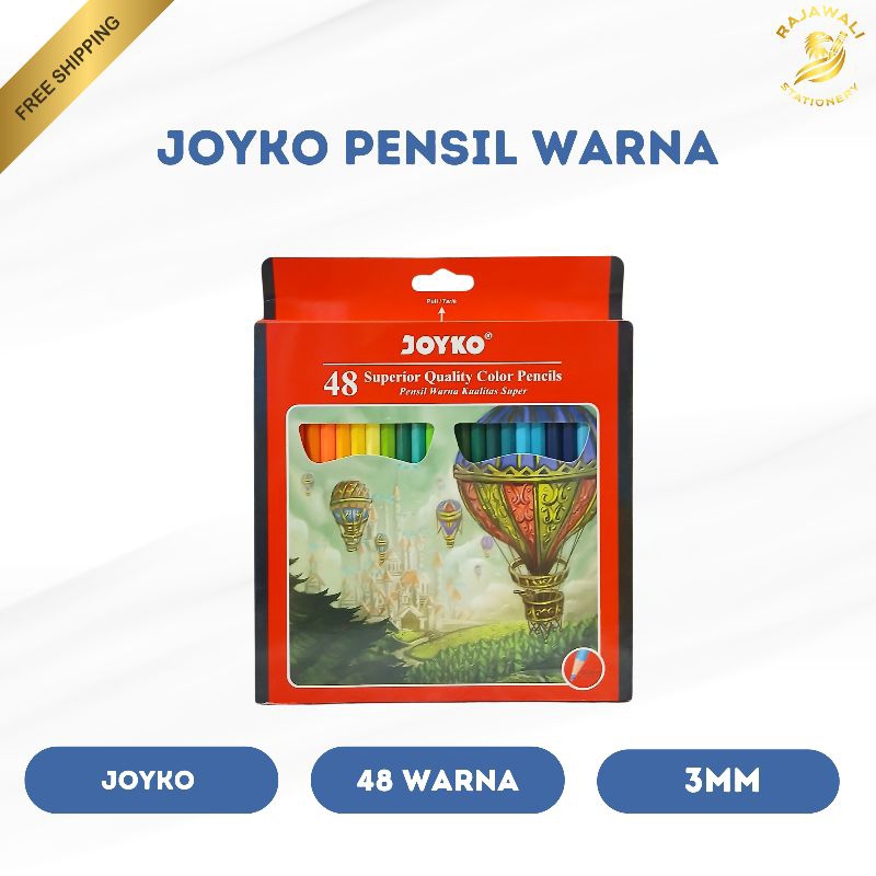 

Joyko Pensil Warna | 48 Warna | 3mm