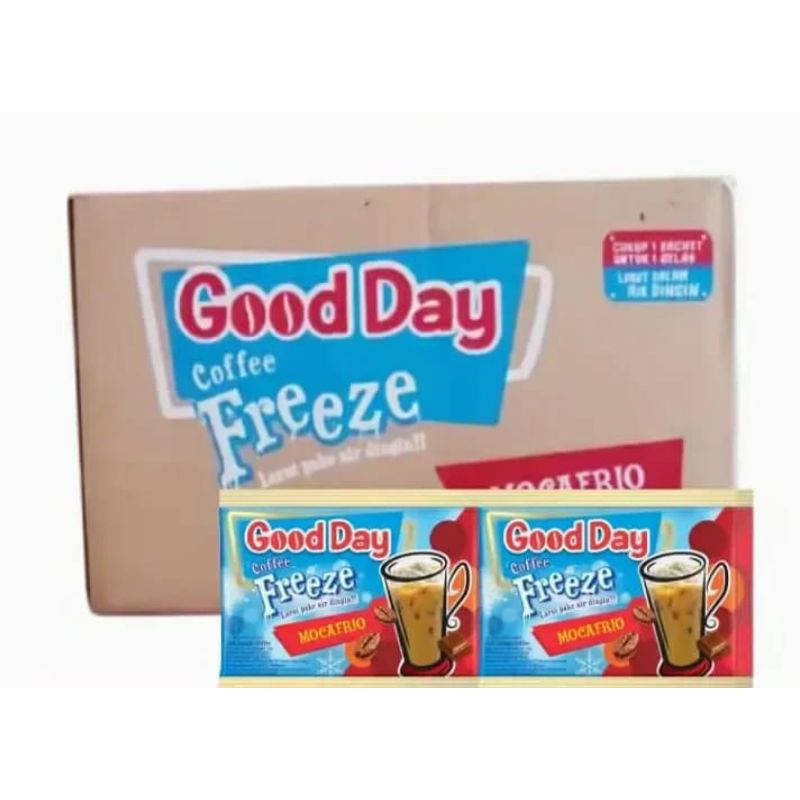 

PROMO MURAH !!!!! KOPI GOOD DAY FREEZE MOCAFRIO 1DUS ISI 12RENCENG / GOOD DAY / GOOD DAY FREEZE / KOPI INSTANT