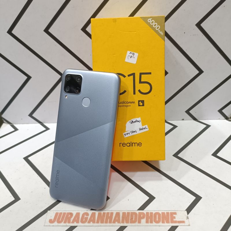 REALME C15 4/64GB HP BEKAS SECOND - LANGSUNG CEK DESKRIPSI