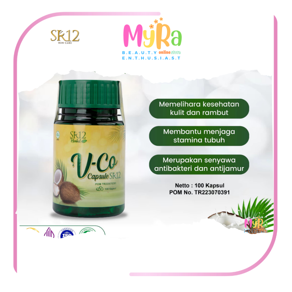 SR12 VCO Kapsul | Vico Virgin Coconut Capsule | MyRaBeautyEnthusiast