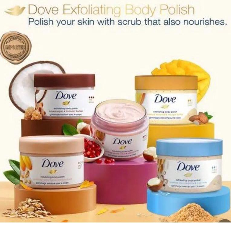 Dove Exfoliating Body Polish ORI Malaysia